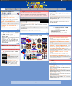 Election 2008 screenshot